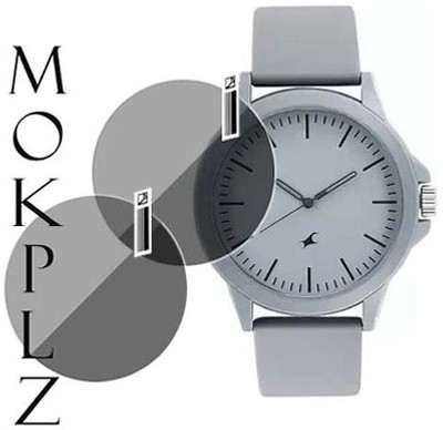 MOKPLZ Screen Guard for FASTRACK 38024PP24 ANALOG GREY DIAL WATCH(Pack of 2)