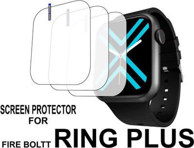 TWUAOP Screen Guard for FIRE BOLTT RING PLUS(Pack of 3)