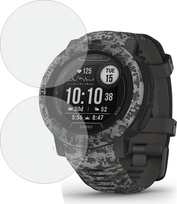 MOBART Edge To Edge Screen Guard for Garmin Instinct 2 Camo Edition 45mm(Pack of 2)