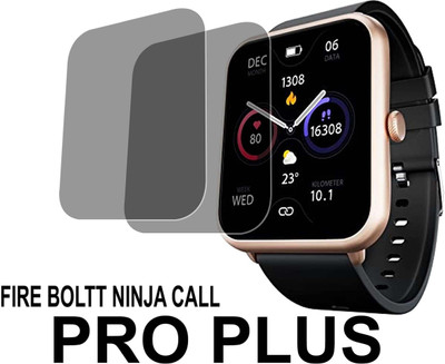TWUAOP Screen Guard for FIRE BOLTT NINJA CALL PRO PLUS(Pack of 2)