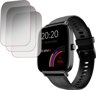 EJZATEX Screen Guard for NOISE COLORFIT QUAD CALL SMARTWATCH SCREEN GUARD(Pack of 3)