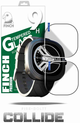 FINCH Screen Guard for FIRE BOLTT COLLIDE SMARTWATCH(Pack of 2)