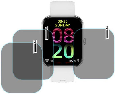 MOKPLZ Screen Guard for FIRE BOLTT TERMINATOR SMARTWATCH(Pack of 3)