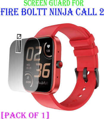 EJZATI Screen Guard for FIRE BOLTT NINJA CALL 2 SMARTWATCH(Pack of 1)