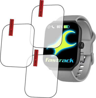 EJZATI Edge To Edge Screen Guard for FASTRACK REVOLTT FS1 MAX SMARTWATCH, SCREEN GUARD(Pack of 3)