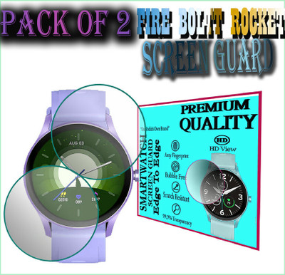 daffin Screen Guard for Fire-Boltt Rocket(Pack of 2)