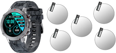 HIDEOUS Screen Guard for Fire-Boltt Grenade 1.39''(Pack of 5)