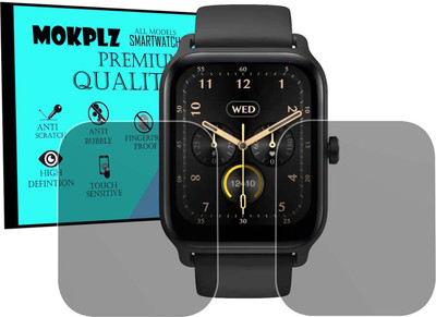 MOKPLZ Screen Guard for FASTRACK REFLEX NITRO SMARTWATCH(Pack of 2)