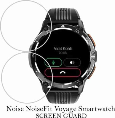 Aleena Screen Guard for NoiseFit Voyage Smartwatch 0.205(Pack of 2)