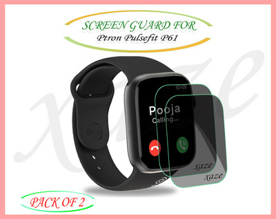 XAZE Screen Guard for pTron Pulsefit P61(Pack of 2)
