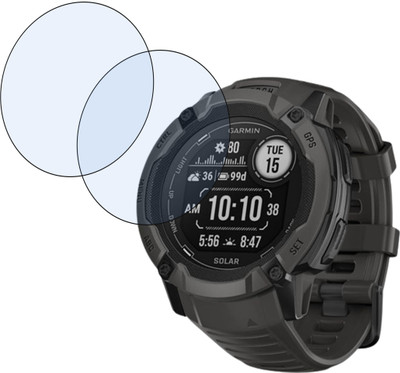 DVMART Screen Guard for (PO2) Garmin Instinct 2X Solar(Pack of 2)