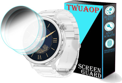 TWUAOP Screen Guard for PEBBLE DIVA SMARTWATCH(Pack of 3)