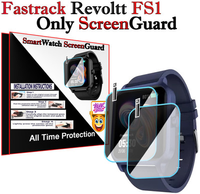 HIDEOUS Screen Guard for Fastrack Revoltt FS1(Pack of 2)