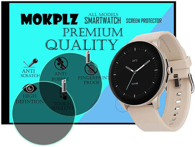 MOKPLZ Screen Guard for BOAT LUNAR CALL PLUS SMARTWATCH(Pack of 2)