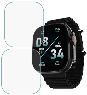 MOKPLZ Screen Guard for BOAT WAVE GLORY SMARTWATCH(Pack of 2)
