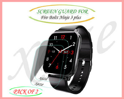 XAZE Screen Guard for Fire-Boltt Ninja 3 Plus Smartwatch(Pack of 2)