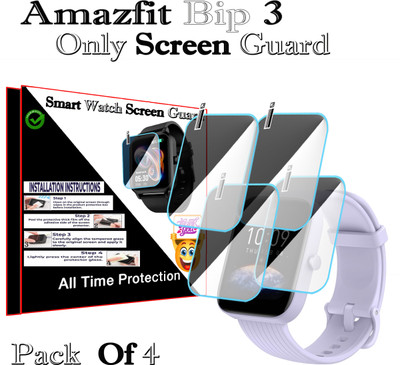 HIDEOUS Screen Guard for Amazfit Bip 3(Pack of 2)