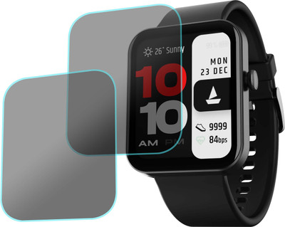 MOKPLZ Screen Guard for BOAT WAVE STRIDE SMARTWATCH(Pack of 2)