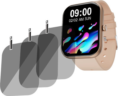 TXGO Screen Guard for Fire-Boltt Dazzle Plus Smartwatch(Pack of 3)
