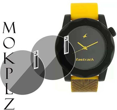MOKPLZ Screen Guard for FASTRACK ANALOG NG38022PP06W BLACK DIAL(Pack of 2)