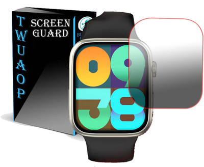 TWUAOP Screen Guard for PEBBLE COSMOS HUES SMARTWATCH(Pack of 1)