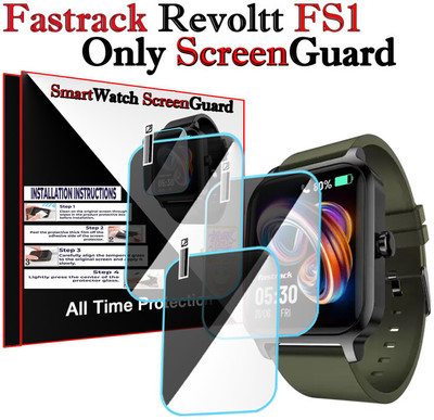 HIDEOUS Screen Guard for Fastrack Revoltt FS1(Pack of 3)