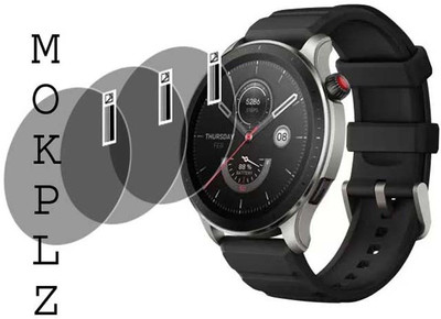 MOKPLZ Screen Guard for AMAZFIT GTR 4(Pack of 3)