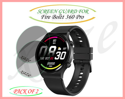XAZE Screen Guard for Fire Boltt 360 Pro Smartwatch(Pack of 2)
