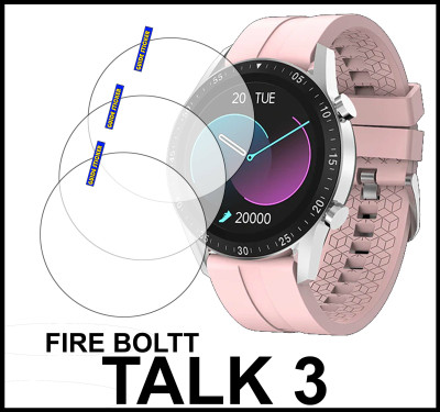 TWUAOP Screen Guard for FIRE BOLTT TALK 3(Pack of 3)