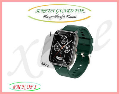XAZE Screen Guard for Playgo Playfit Flaunt Smartwatch(Pack of 1)