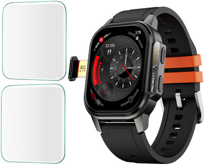 CUBES Screen Guard for Fire-Boltt Snapp with 4G Nano-SIM Slot 54.1mm AMOLED Display Smartwatch, Highly Touch Sensitive | Ultra Thin Edge To Edge TPU Film (Not Tempered Glass)(Pack of 2)