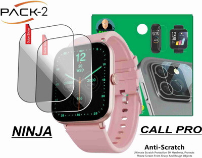 KANCHA Screen Guard for FIRE BOLTT NINJA CALL PRO(Pack of 2)