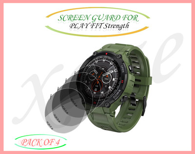 XAZE Screen Guard for PLAY FIT Strength Smartwatch(Pack of 4)