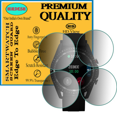 hirdesh Screen Guard for Zebronics ZEB-FIT4220CH(Pack of 4)