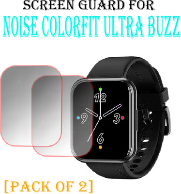 EJZATEX Screen Guard for Noise Colorfit Ultra Buzz Smartwatch(Pack of 2)