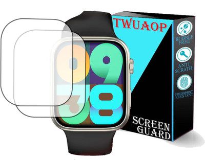 TWUAOP Screen Guard for PEBBLE COSMOS HUES SMARTWATCH(Pack of 2)