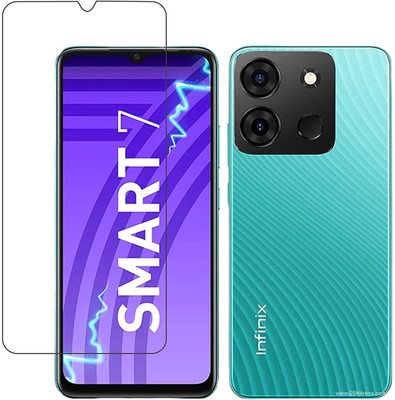 DVTECH Screen Guard for 9H Crystal Clear View Infinix SMART 7 (India)(Pack of 1)
