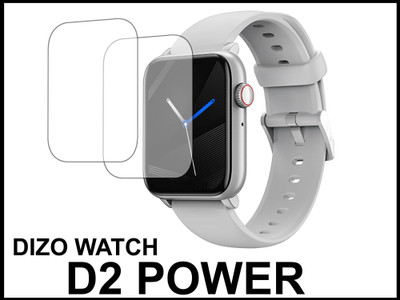 TWUAOP Screen Guard for DIZO WATCH D2 POWER(Pack of 2)