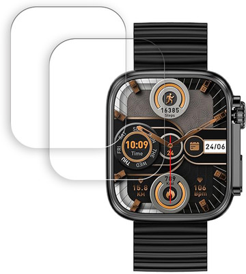 ARBAN Screen Guard for TIMEX iConnect Edge 1.83 inch Smartwatch Screen Protector | Anti-Scratch | Edge to Edge Full Coverage | 9H Hardness | Screen Guard(Pack of 2)