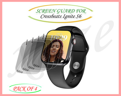 XAZE Screen Guard for Crossbeats Ignite S6 Smartwatch(Pack of 4)