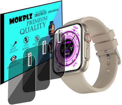 MOKPLZ Screen Guard for FIRE BOLTT GLADIATOR SMARTWATCH(Pack of 3)