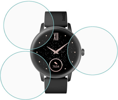 MOKPLZ Screen Guard for BEATXP VECTOR SMARTWATCH(Pack of 3)