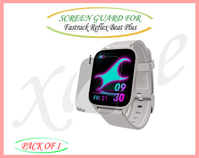 XAZE Screen Guard for Fastrack Reflex Beat Plus Smartwatch(Pack of 1)