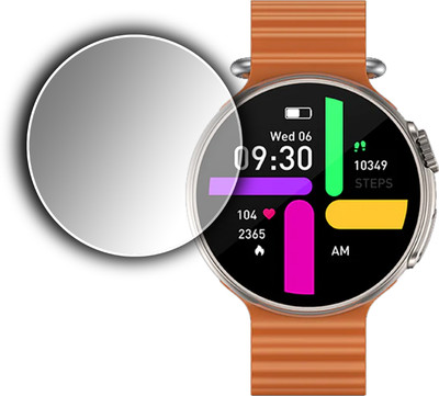 ejzatex Screen Guard for FIRE BOLTT ASTEROID SMARTWATCH, SCREEN GUARD(Pack of 1)
