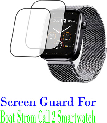 ejzatex Screen Guard for BOAT STORM CALL 2 SMARTWATCH, SCREEN GUARD(Pack of 2)