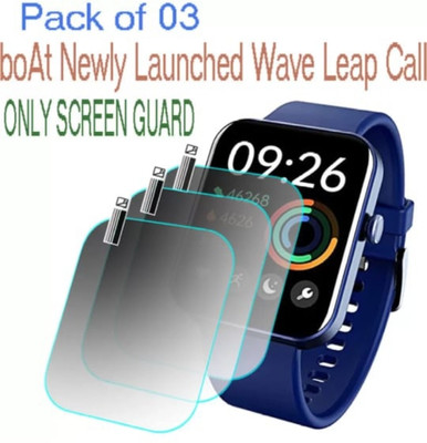 DOWRVIN Screen Guard for BOAT WAVE LEAP CALL SMART WATCH (PACK OF 3)(Pack of 3)