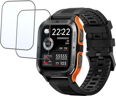 LIGHTWINGS Screen Guard for KOSPET TANK M2 Smartwatch(Pack of 2)