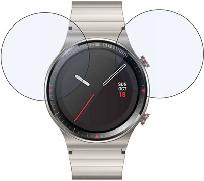 DVTECH Screen Guard for (PO2) PORSCHE DESIGN HUAWEI WATCH GT 2(Pack of 2)