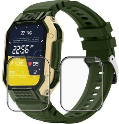 tombik Screen Guard for AZ34-Fire-Boltt Shark Smartwatch P-2(Pack of 2)