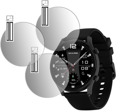 DOUMOF Screen Guard for SMARTWATCH Maxima Max Pro Power(Pack of 3)